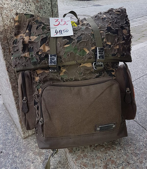 Canvas Camouflage Rucksack