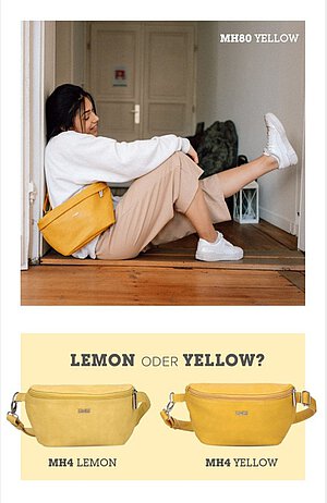 Zwei - Taschen Lemon oder Yellow